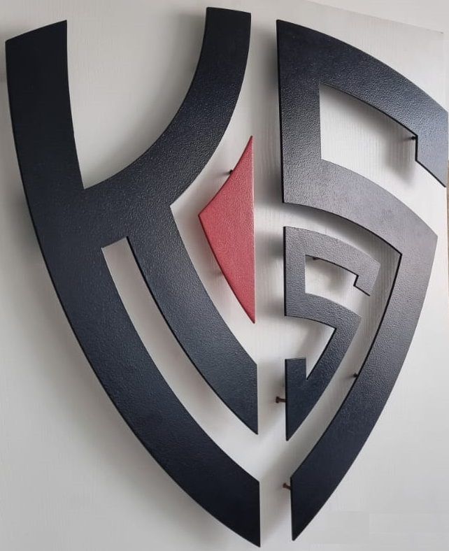 Kutch Security Service emblem at the office