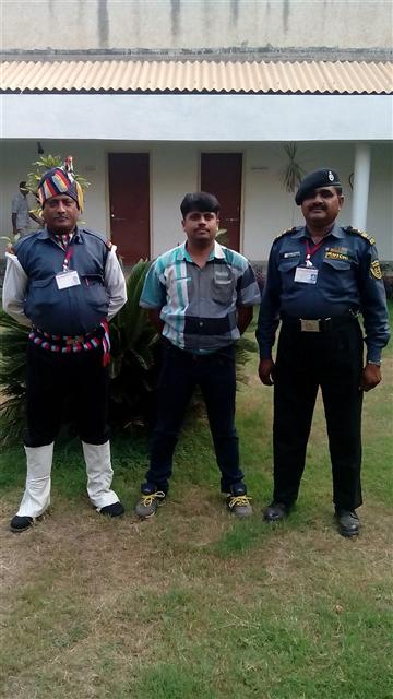 Guards at an office campus