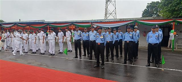 Guard of honour at a ceremony