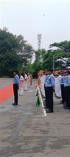 Ceremonial line-up