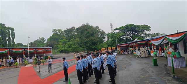 Flag-hoisting ceremony